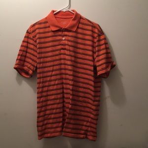 Mens Striped Polo